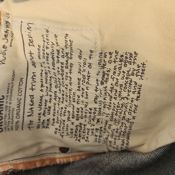 Nudie Jeans Co Mens Steady Eddie II Vacation Blues Jeans Size 29 32 - Picture 12 of 12